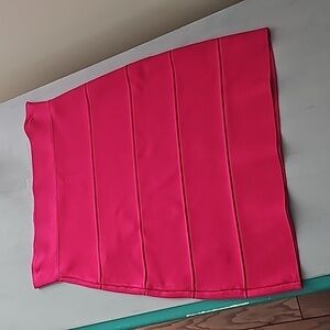 BCBG Pink Banded Skirt Size M